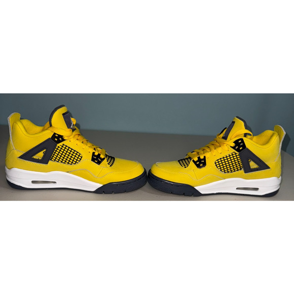 Jordan 4 Size 6Y Lightning Grade School 408452-700 Air Jordan Retro Womens 7.5 - Picture 6 of 9